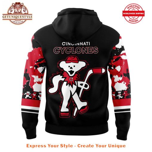 Cincinnati Cyclones Grateful Dead Night Hoodie