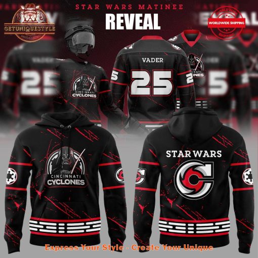 Cincinnati Cyclones Star Wars Matinee Reveal Hoodie