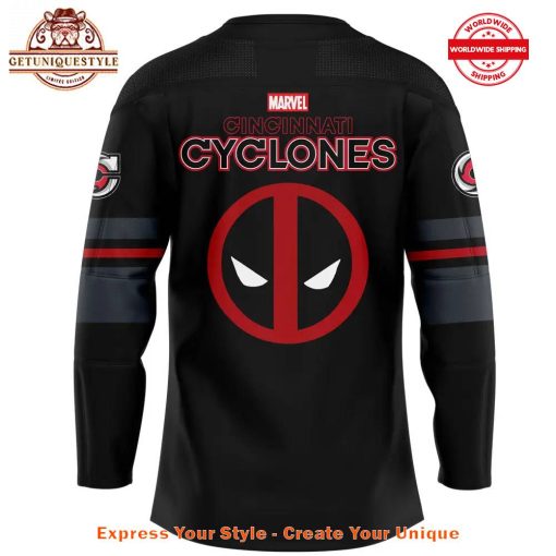 Cincinnati Cyclones x Marvel Super Hero Deadpool Jersey