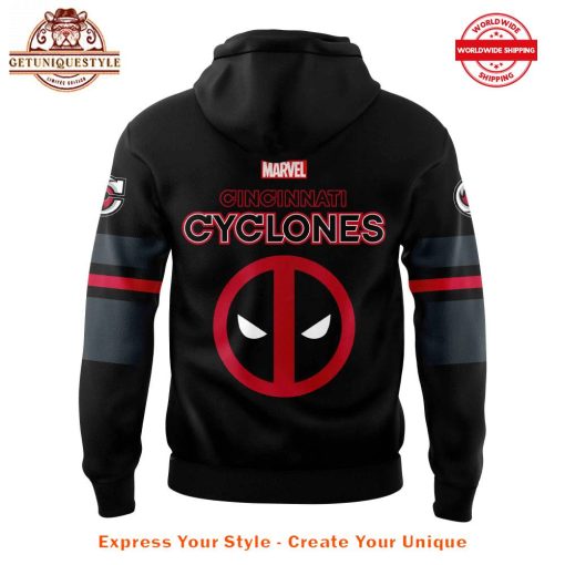 Cincinnati Cyclones x Marvel Deadpool Reveal Hoodie