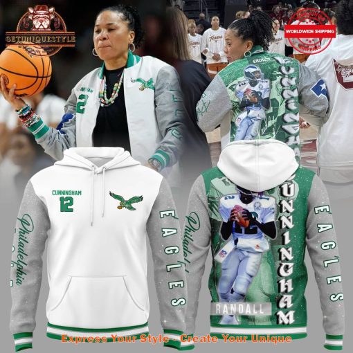 Coach Dawn Staley Philadelphia Eagles Cunningham 12 Hoodie