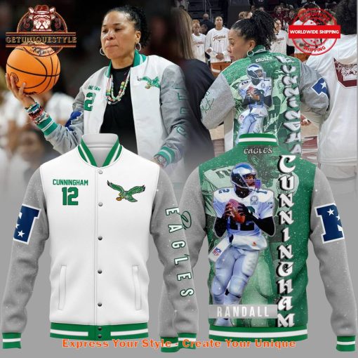 Coach Dawn Staley Philadelphia Eagles Special Baseball Jacket