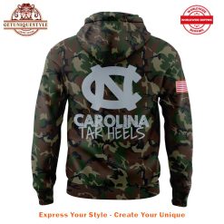 Coach Hubert Davis North Carolina Tar Heels Camo Hoodie