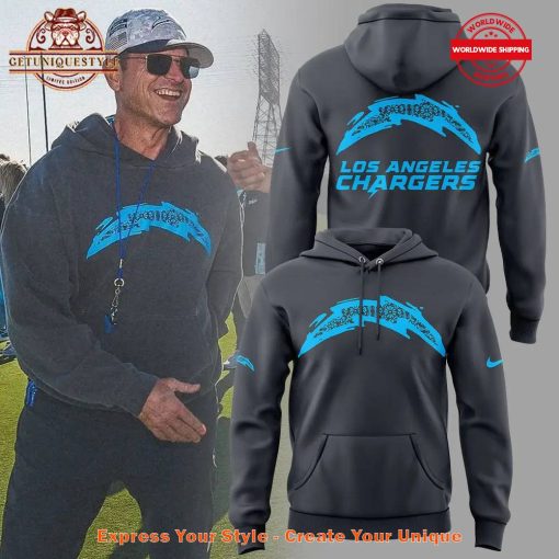 Coach Jim Harbaugh Los Angeles Chargers Hoodie