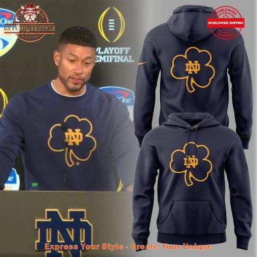 Coach Marcus Freeman Notre Dame Clover Shirt Collection