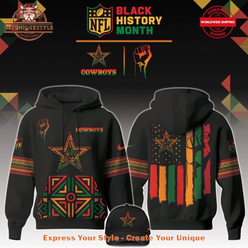 Dallas Cowboys NFL Black History Month Limited Edition 2025 Hoodie