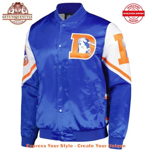 Denver Broncos Fanimation Satin Full Snap Jacket