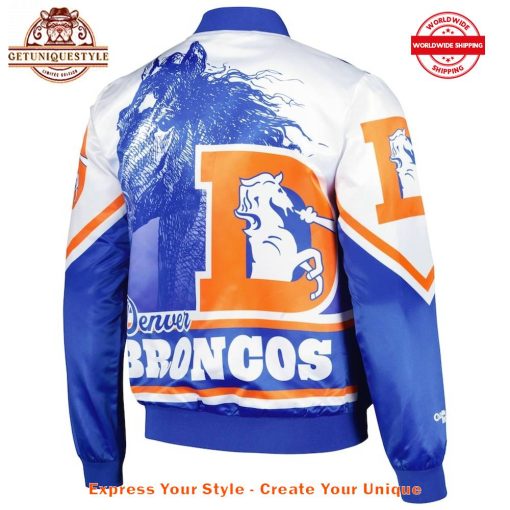 Denver Broncos Fanimation Satin Full Snap Jacket