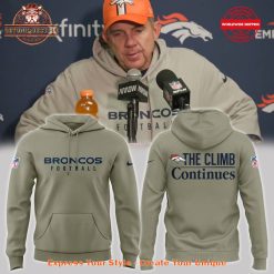 Denver Broncos The Climb Continues Hoodie