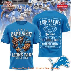 Detroit Lions Nation One Pride Shirt