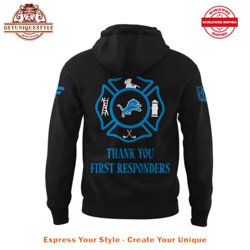 Detroit Lions x LA Strong Thank You First Responders Hoodie