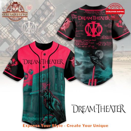 Dream Theater Night Terror Baseball Jersey