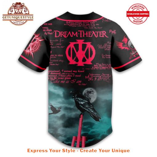 Dream Theater Night Terror Baseball Jersey