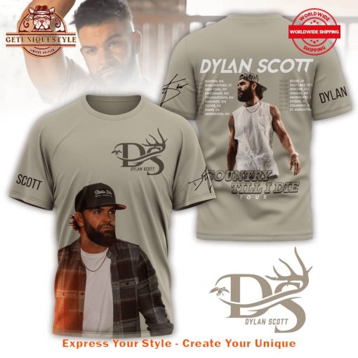 Dylan Scott Country Till I Die Tour 2025 Shirt