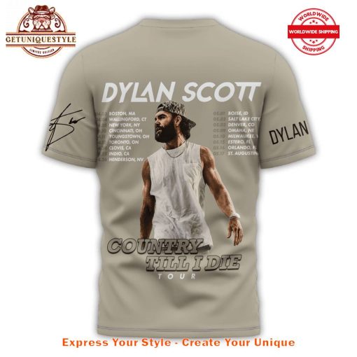 Dylan Scott Country Till I Die Tour 2025 Shirt