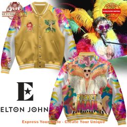 Elton John Rocket Man Baseball Jacket