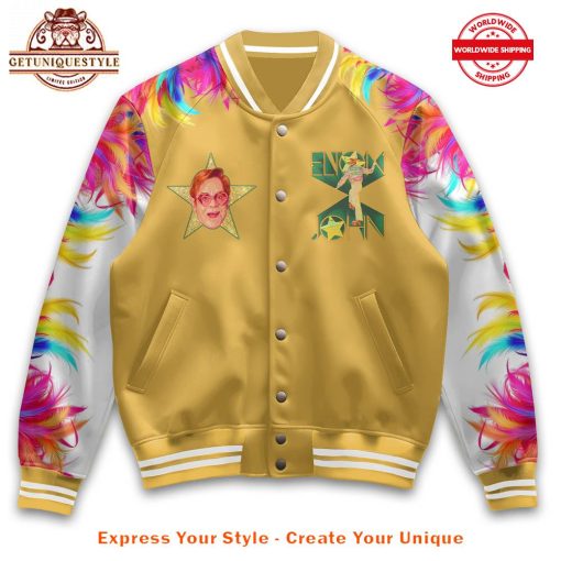 Elton John Rocket Man Baseball Jacket