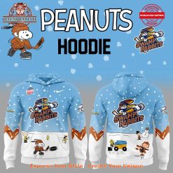 Greenville Swamp Rabbits Peanuts And Snoopy Night Hoodie