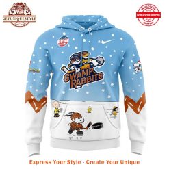 Greenville Swamp Rabbits Peanuts And Snoopy Night Hoodie