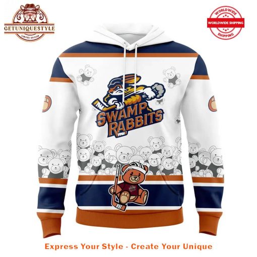 Greenville Swamp Rabbits Teddy Bear Toss Hoodie