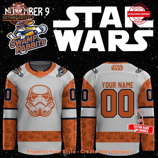 Greenville Swamp Rabbits x Star Wars Night Custom Jersey