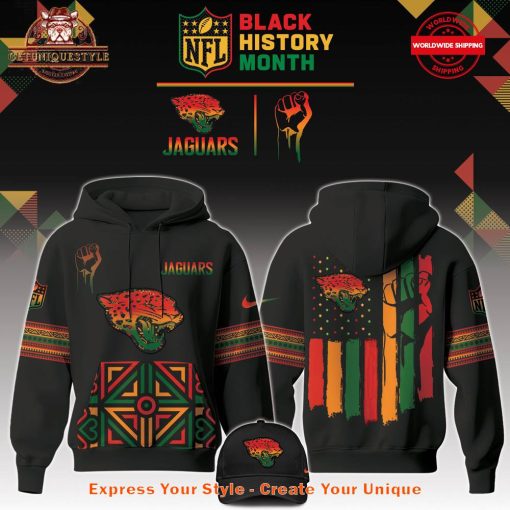 Jacksonville Jaguars NFL Black History Month Limited Edition 2025 Hoodie