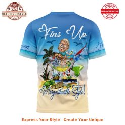 Jimmy Buffett Fins Up Margaritaville Style Shirt