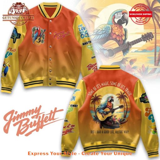 Jimmy Buffett One Love One Ocean Baseball Jacket