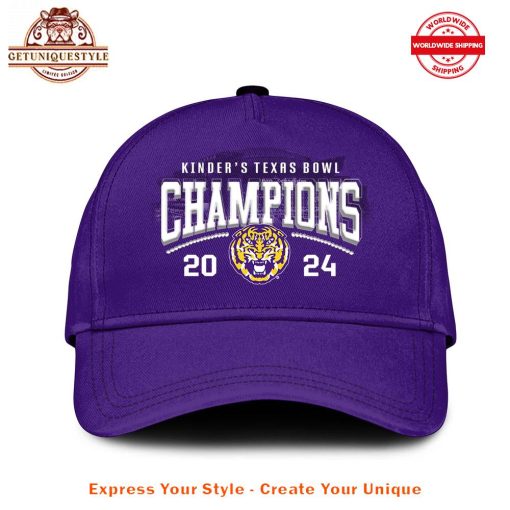 LSU Tigers Kinder Texas Bowl Champions 2024 Hoodie