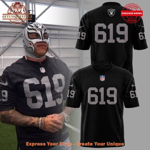 Las Vegas Raiders For Rey Mysterio Football Jersey