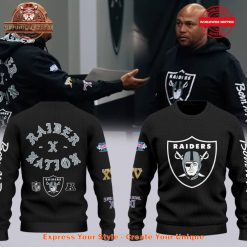 Las Vegas Raiders NFL 2024 Born x Raised Black Shirt Collection