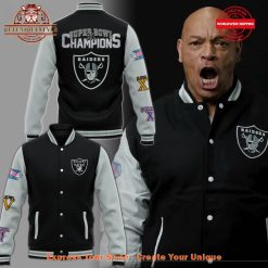 Las Vegas Raiders NFL 2024 Super Bowl Champions Black Jacket