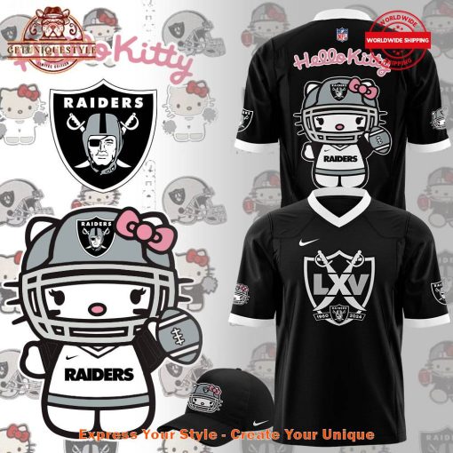 Las Vegas Raiders x Hello Kitty Football Jersey