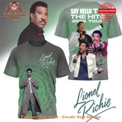 Lionel Richie Say Hello To The Hits 2025 Tour Shirt