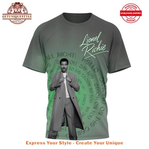 Lionel Richie Say Hello To The Hits 2025 Tour Shirt