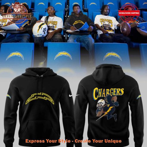 Los Angeles Chargers CITY MADE Black Hoodie