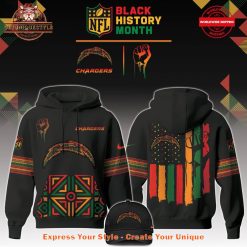 Los Angeles Chargers NFL Black History Month Limited Edition 2025 Hoodie