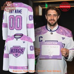 Los Angeles Kings Fanatics 2024 Hockey Fights Cancer Jersey