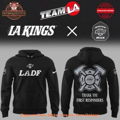 Los Angeles Kings x LA Strong Thank You First Responders 2025 Hoodie