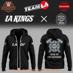 Los Angeles Kings x LA Strong Thank You First Responders 2025 Hoodie