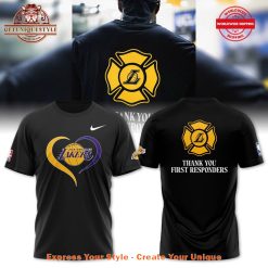 Los Angeles Lakers LA Strong Thank You First Responders Shirt