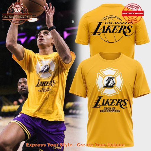 Los Angeles Lakers Thank You First Responders Shirt