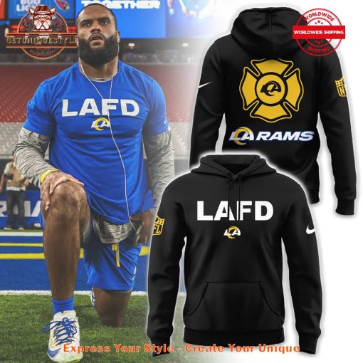 Los Angeles Rams LAFD Black Hoodie