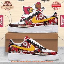 Louisville Cardinals Football Cards Forever Air Force 1