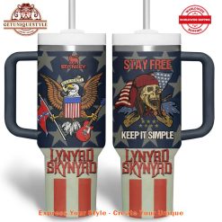 Lynyrd Skynyrd Stay Free Keep It Simple 40oz Stanley Tumbler