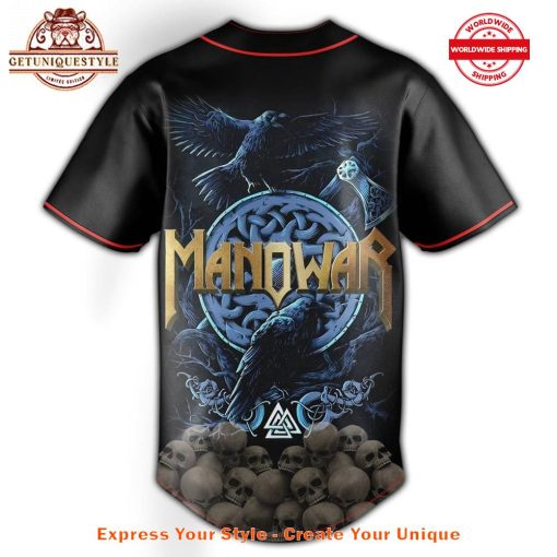 Manowar Band Blood Of Our Enemies Tour 2025 Baseball Jersey