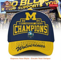 Michigan Wolverines 2024 Reliaquest Bowl Champions Cap