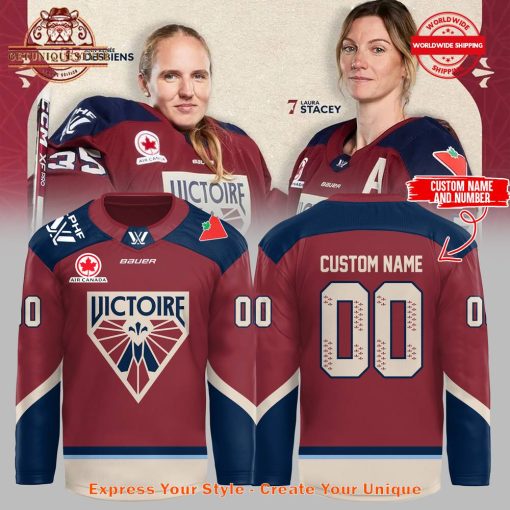 Montreal Force Victoire 2024 Limited Edition Hockey Jersey