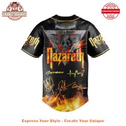 Nazareth Rock Band Love Hurts Baseball Jersey