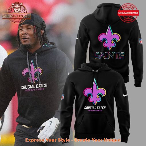 New Orleans Saints 2024 NFL Crucial Catch Hoodie